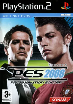 PES 2008 - Pro Evolution Soccer box cover front